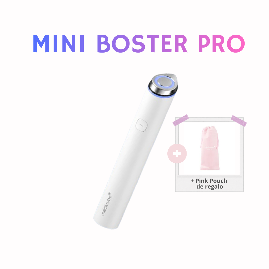 MEDICUBE Age-R Booster Pro Mini Blanco + Funda Rosa de Regalo