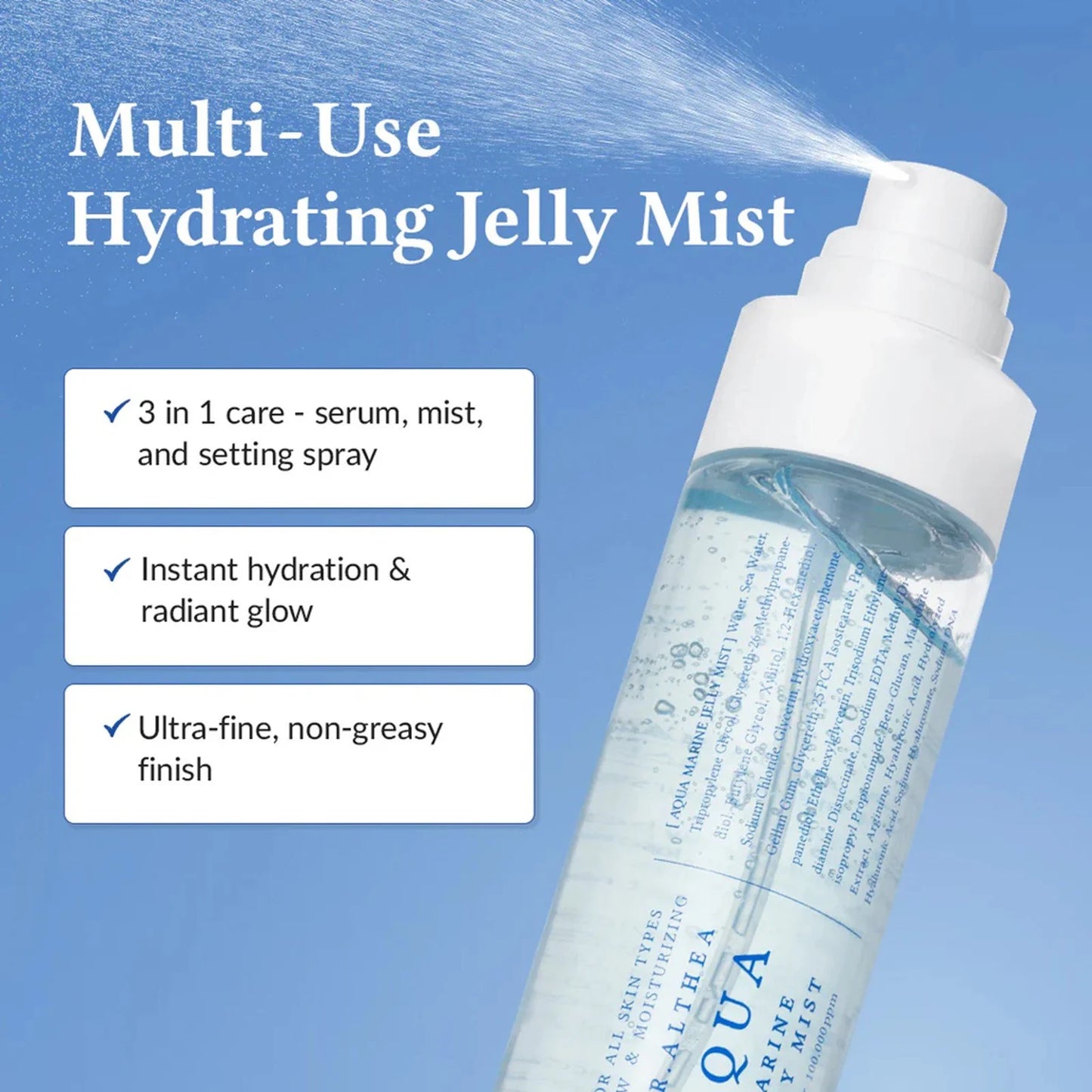 Dr.althea Aqua Marine Jelly Mist 100 Ml K-beauty